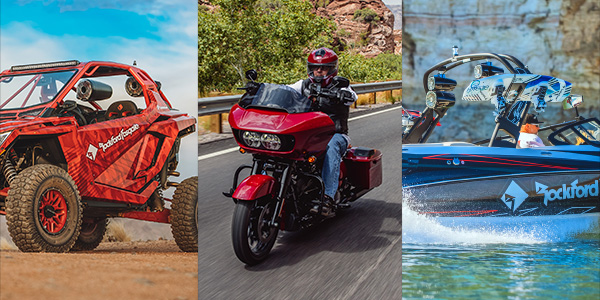 UTV, MOTORCYCLE, AND MARINE - POWERSPORTS AUDIO