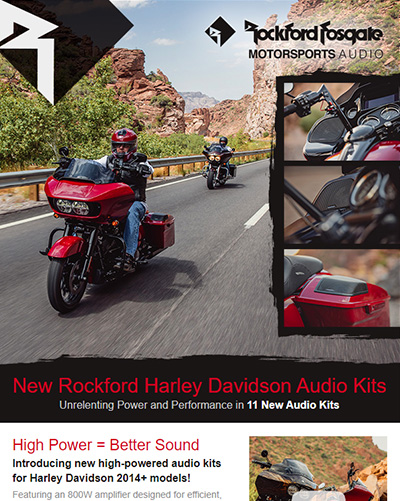 Rockford Harley Davidson Kits (with Pricing)